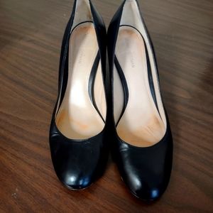 Stuart Weitzman Black Leather Pumps
